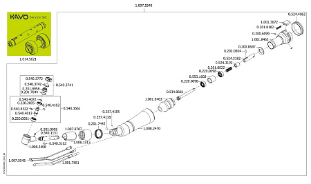 Картридж Kavo E20L (68LH) (0.540.3661)
