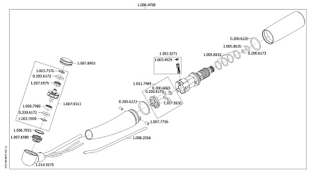 Крышка-кнопка Kavo E680L (1.007.8903)
